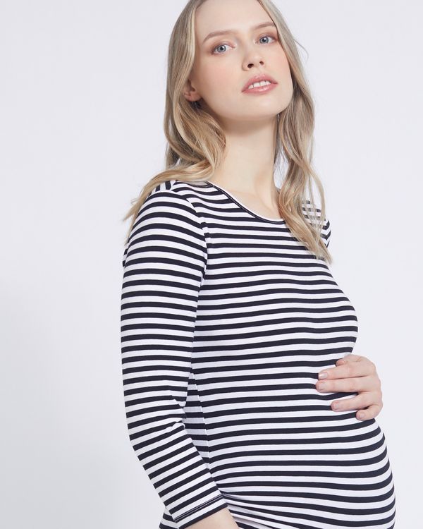 Savida Maternity Scoop Neck Top