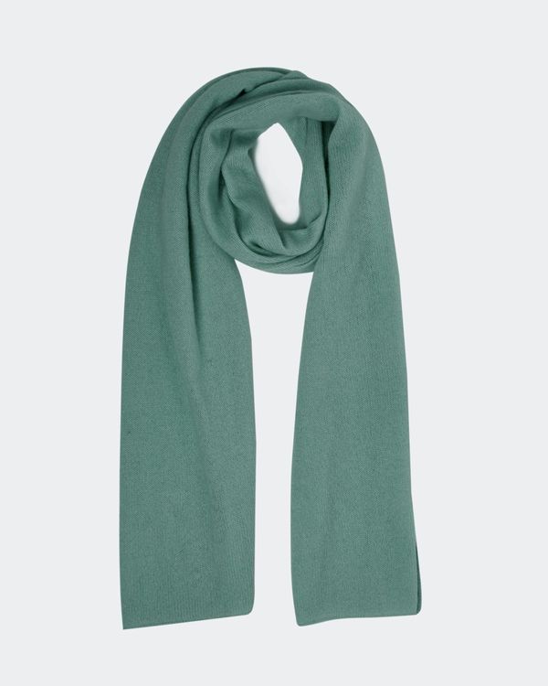 Carolyn Donnelly The Edit Green Medium Cashmere Scarf