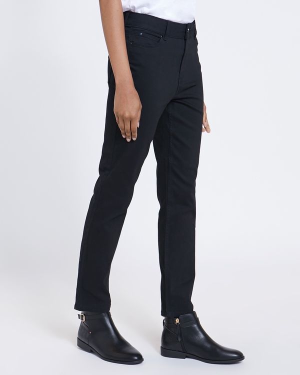 Straight Fit Mid Rise Jeans