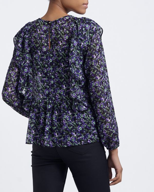 Ruffle Dobby Top