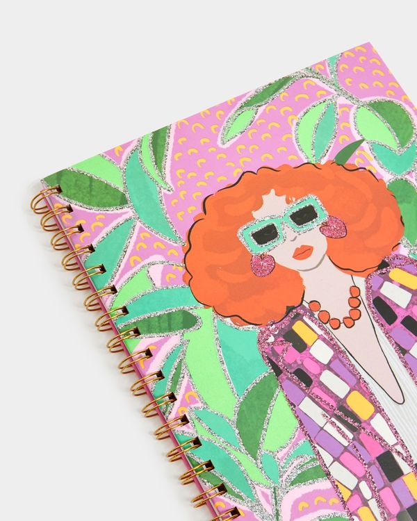Savida A4 Glitter Print Notebook