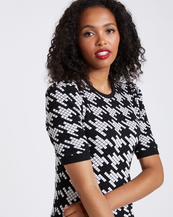 Savida Tetris Pattern Top