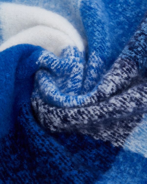 Savida Check Fluffy Scarf