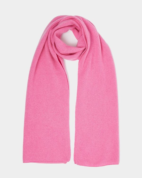 Carolyn Donnelly The Edit Pink Medium Cashmere Scarf