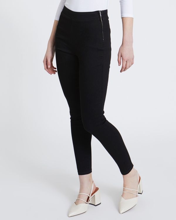 Savida Heidi Side-Zip Skinny Fit Jeans