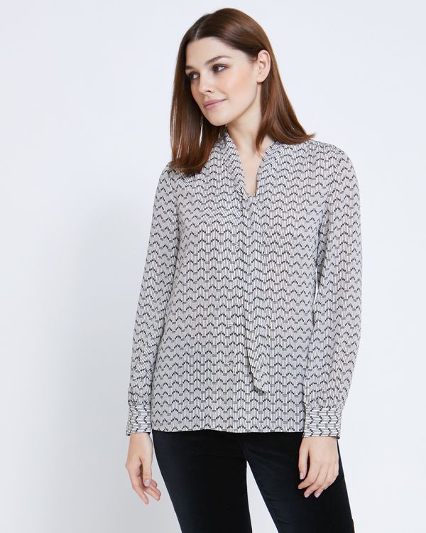 Paul Costelloe Living Studio Hampstead Tie Front Blouse