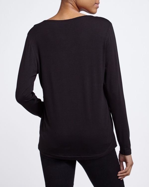 V-Neck Jersey Back Top