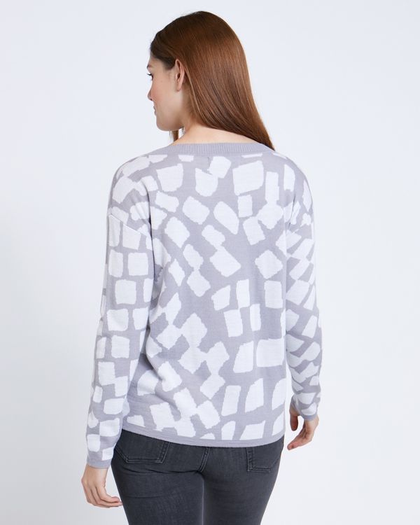 Paul Costelloe Living Studio Grey Pebble Jumper