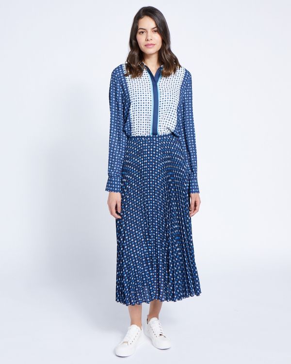 Paul Costelloe Living Studio Geo Print Shirt