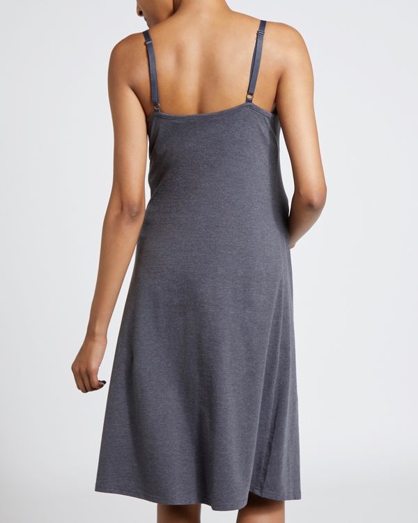 Maternity Lace Trim Nursing Nightdress