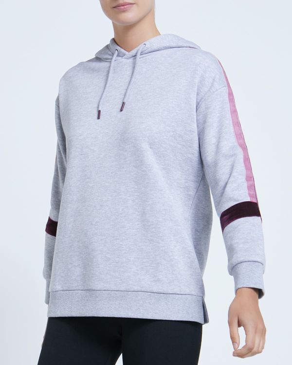 Velour Trim Hoodie