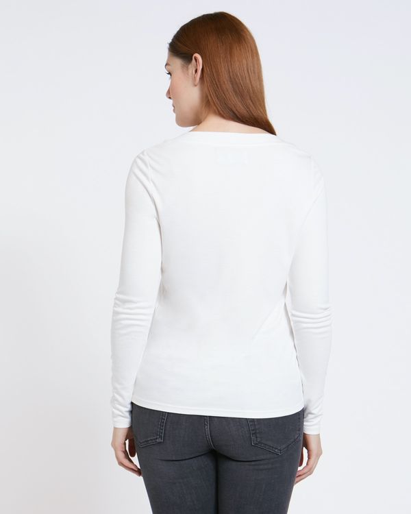 Paul Costelloe Living Studio Long-Sleeved Boat Neck Top
