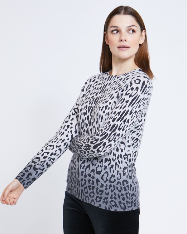 Paul Costelloe Living Studio Animal Crew Neck Jumper