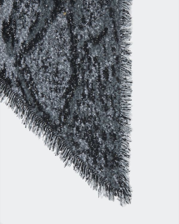 Lurex Leopard Scarf