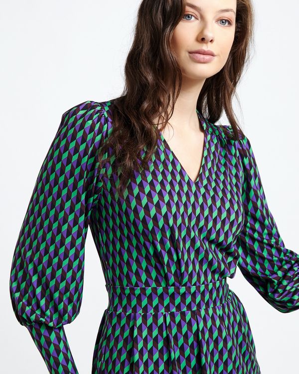 Lennon Courtney at Dunnes Stores Gambit Check Top