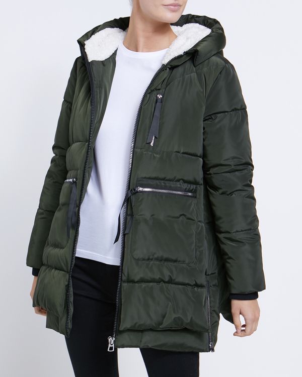 Padded Parka Coat