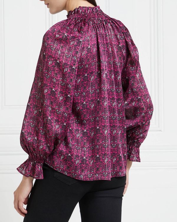 Gallery Mistletoe Foil Print Top