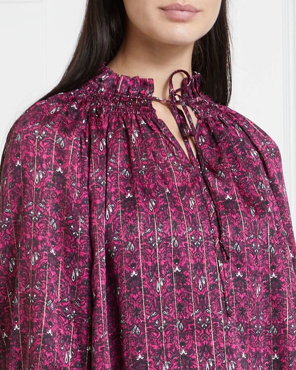 Gallery Mistletoe Foil Print Top