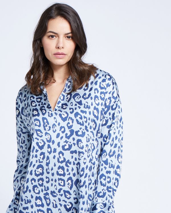 Paul Costelloe Living Studio Print Placket Top