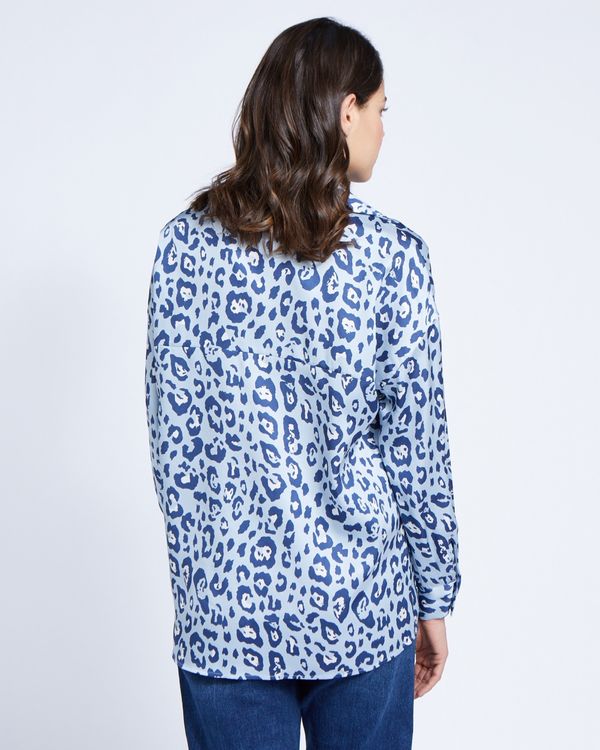 Paul Costelloe Living Studio Print Placket Top