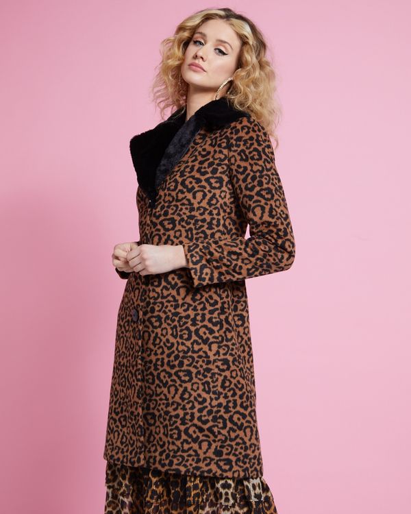 Savida Leopard Coat