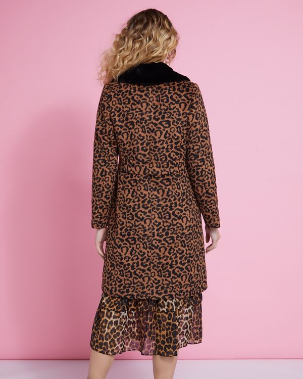 Savida Leopard Coat