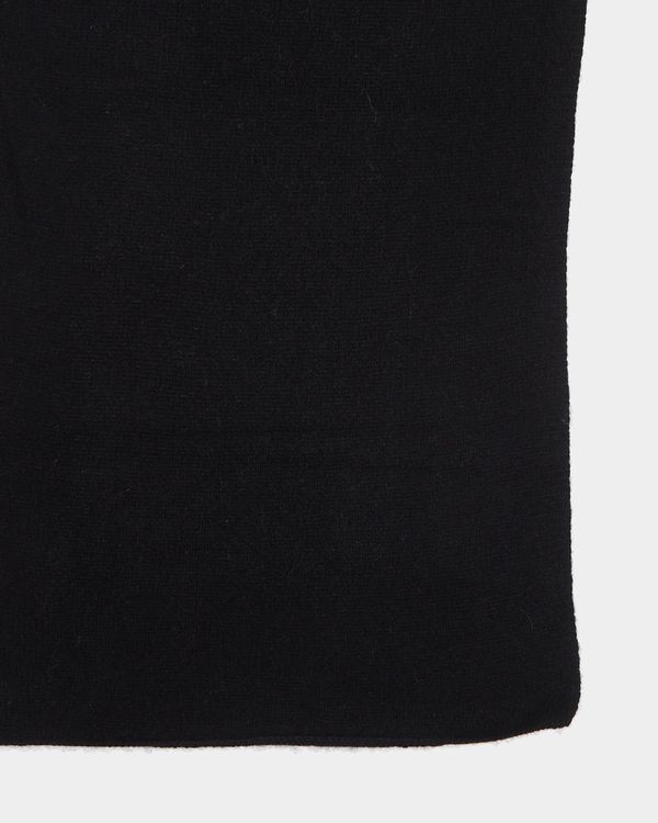 Carolyn Donnelly The Edit Black Medium Cashmere Scarf