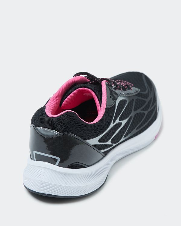 Sporty Black And Pink Trainer