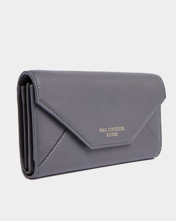 Paul Costelloe Living Studio Grey Leather Wallet