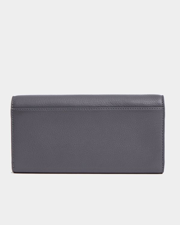 Paul Costelloe Living Studio Grey Leather Wallet