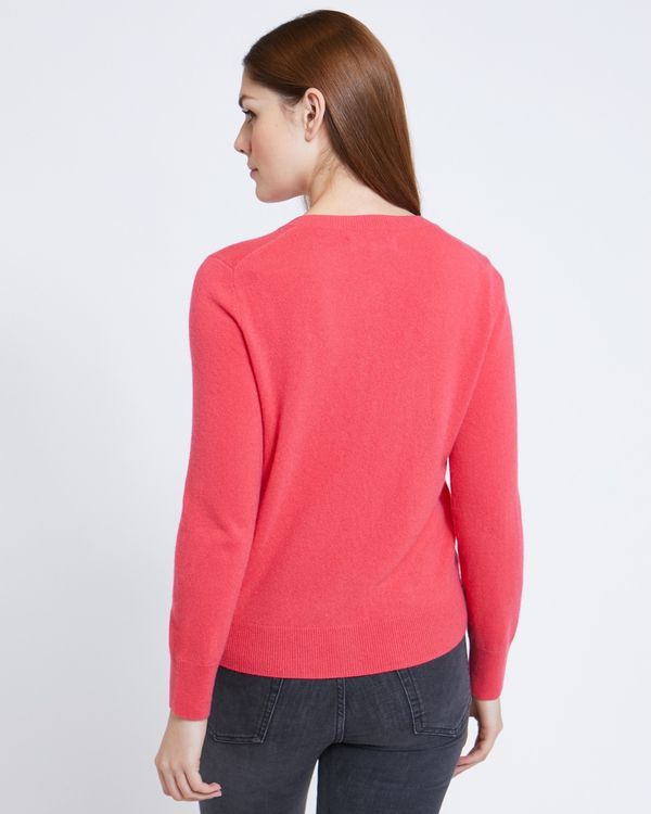 Paul Costelloe Living Studio Coral Cashmere Cardigan
