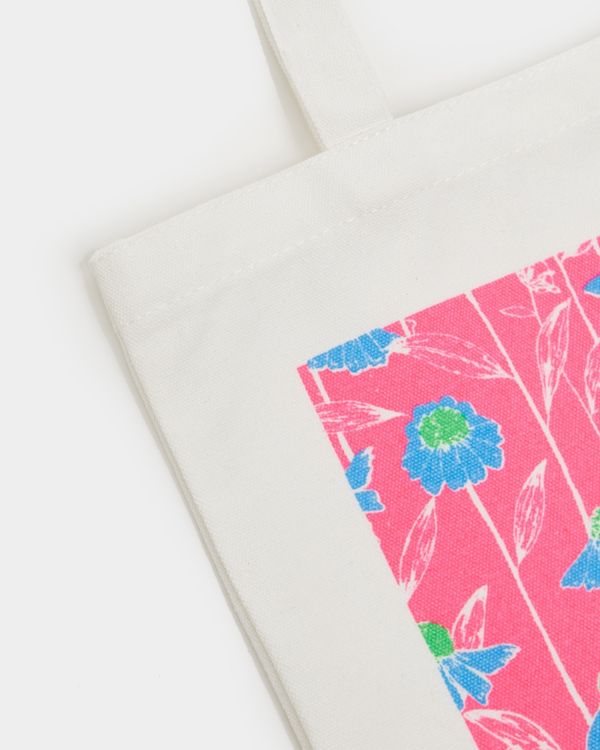 Savida Glitter Printed Tote Bag