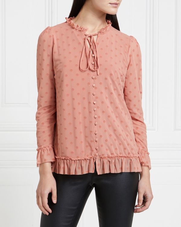 Gallery Bijou Spot Mesh Top