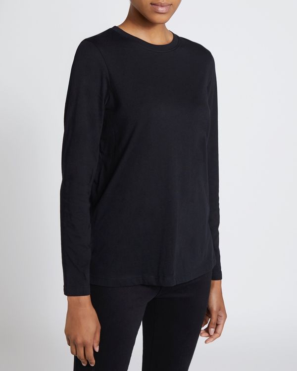 Long-Sleeved Cotton T-Shirt