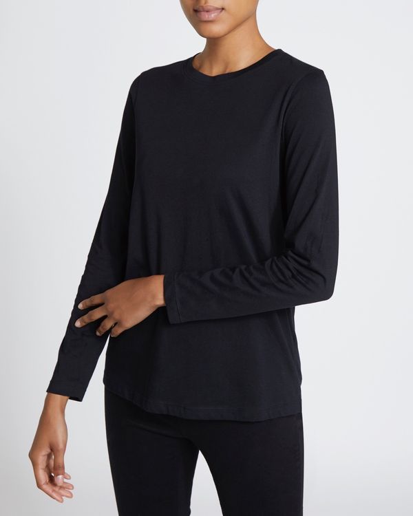 Long-Sleeved Cotton T-Shirt