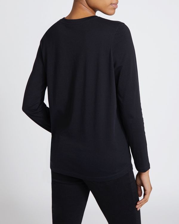 Long-Sleeved Cotton T-Shirt