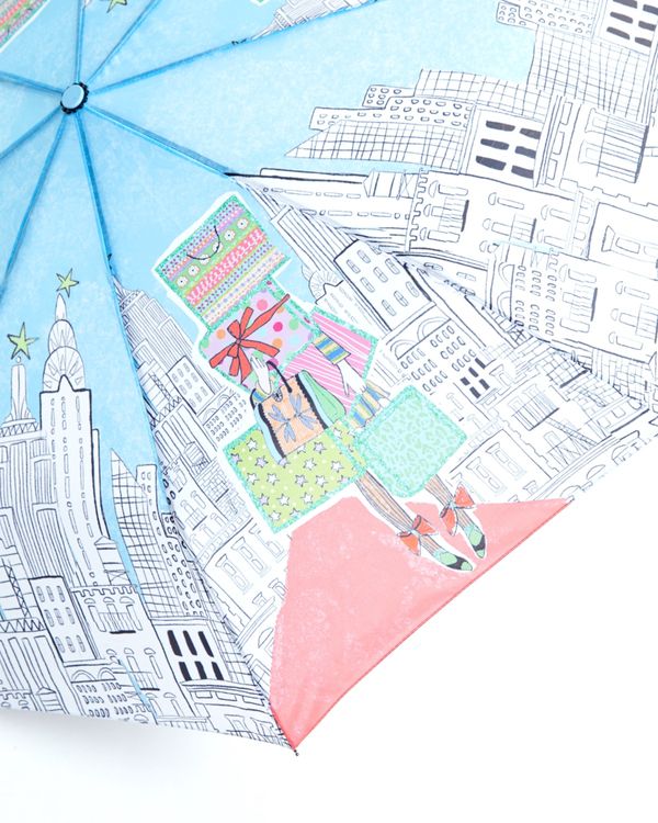 Savida Graphic Print Umbrella