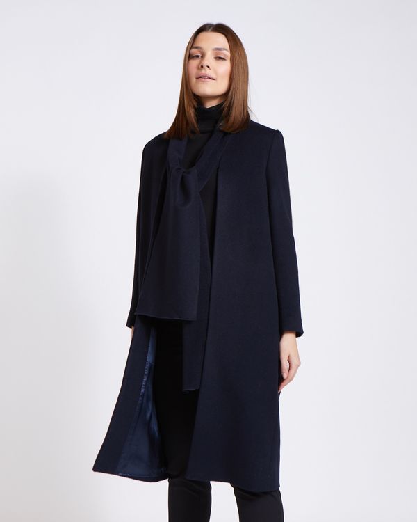 Paul Costelloe Living Studio Scarf Detail Coat