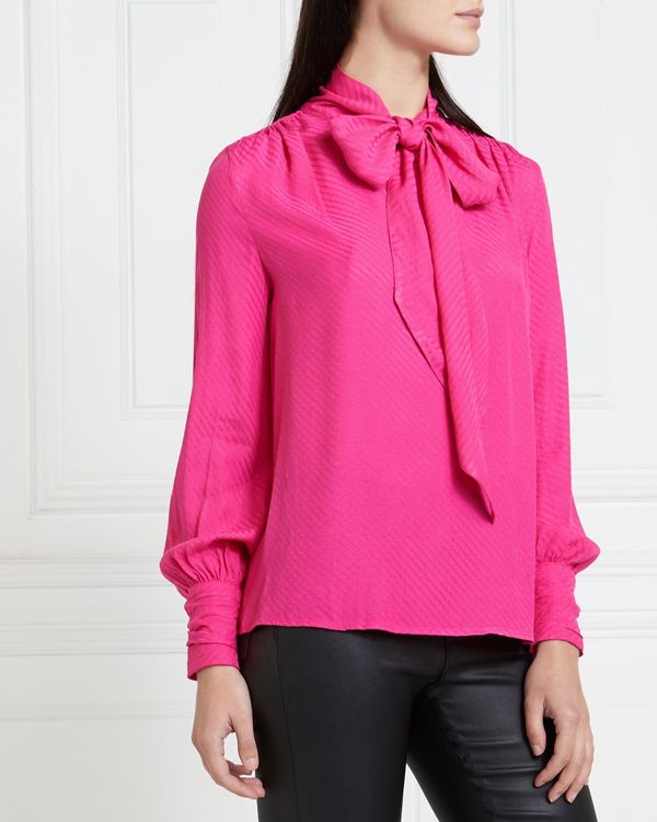 Gallery Mistletoe Tie Neck top