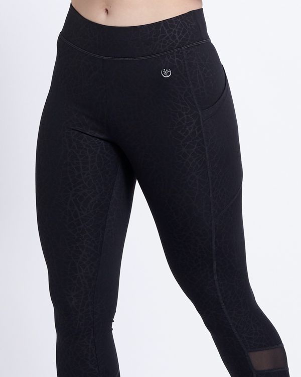All-Over Print Mesh Insert Legging