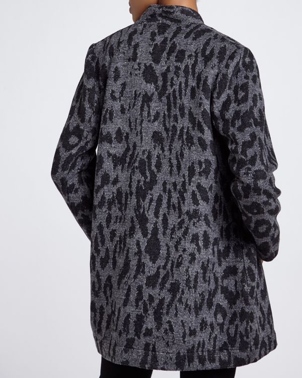 Animal Print Edge To Edge Jacket