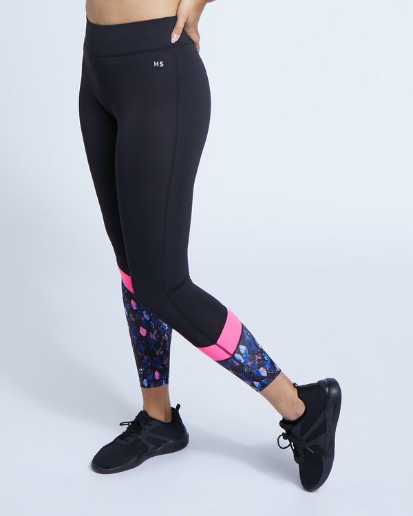 Helen Steele Asymmetric Leaf Print Legging