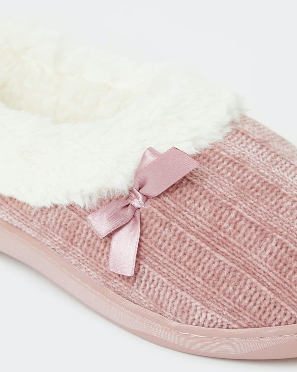 Bow Full Slippers