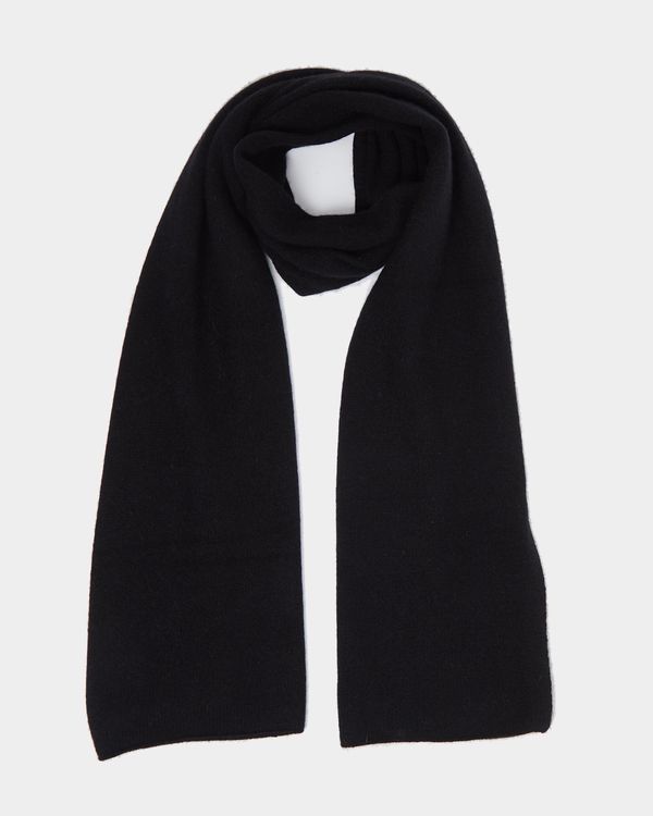 Carolyn Donnelly The Edit Black Medium Cashmere Scarf