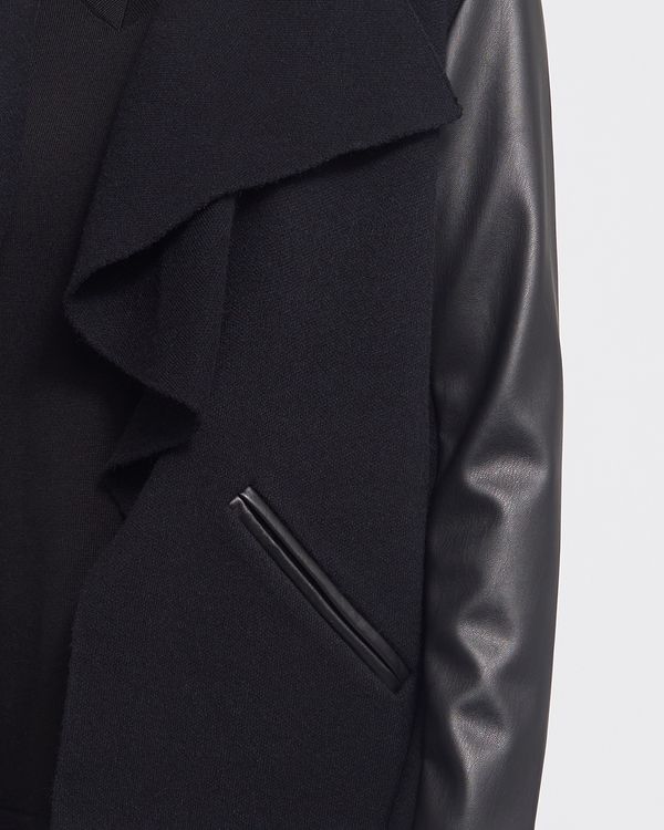 Gallery Coated Sleeve Cardigan