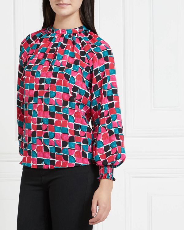 Gallery Shirred Cuff Top