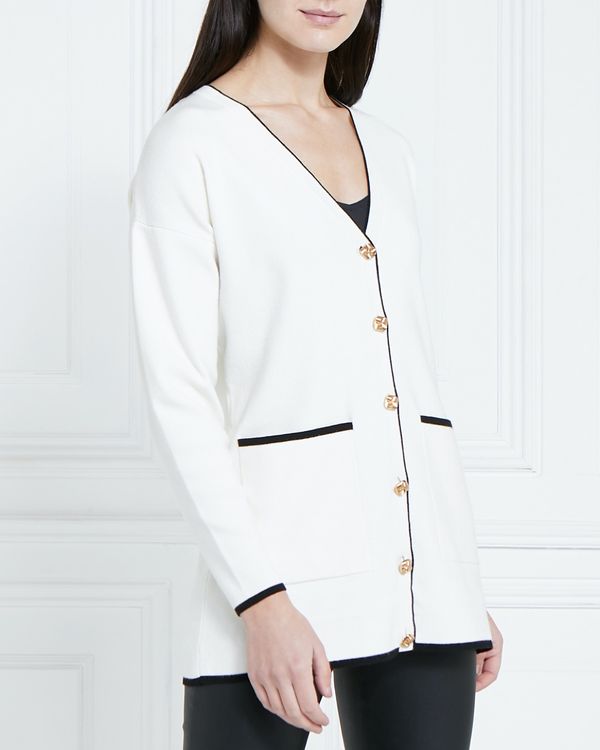 Gallery Amazon Contrast Trim Cardigan