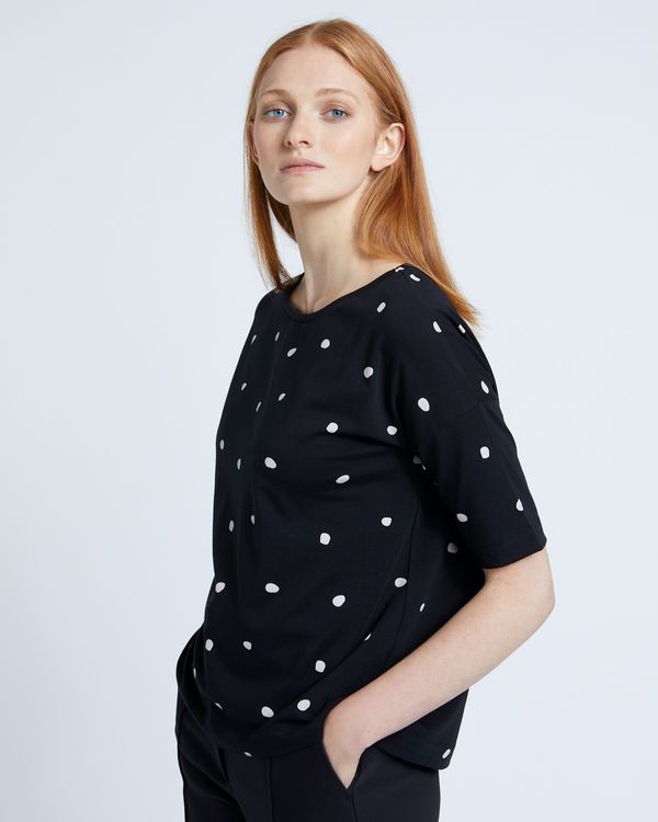 Carolyn Donnelly The Edit Spot Print Top