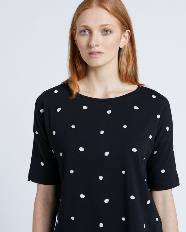 Carolyn Donnelly The Edit Spot Print Top