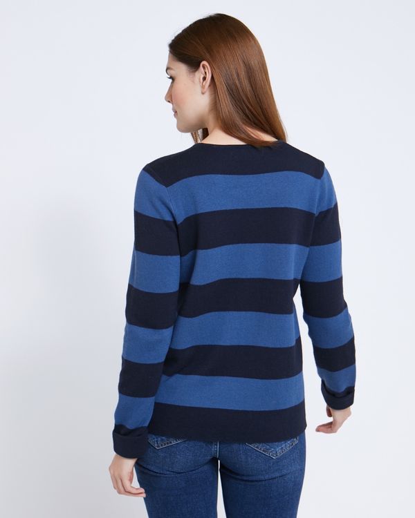 Paul Costelloe Living Studio Stripe Crew-Neck Jumper